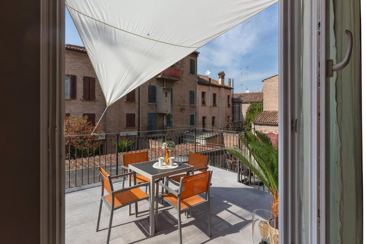 Apartament Ferrara Casa Dell'Archivolto Con Garage Zewnętrze zdjęcie
